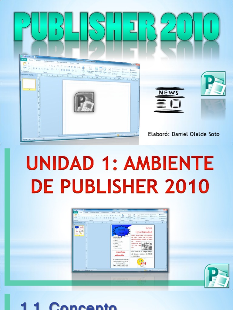 5 Manual Basico de Microsoft Publisher 2010 | PDF | Point and Click ...