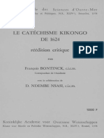 Le Catéchisme Kikongo de 1624 Réédition Critique_1978
