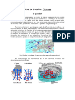 Ficha de Trabalho No6- Ciclones