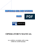 Operator'S Manual: A1, A1P512, A1A1010, ACB, A144, A106.5 & A1410 Systems