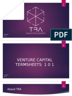 Negotiating (VC) Investment Termsheets