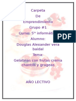 Elaboracion de Gelatina Con Frutos