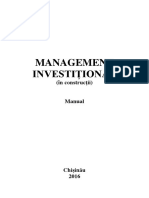 Manual MANAGEMENT INVESTIȚIONAL