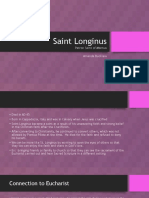 Saint Longinus Presentation