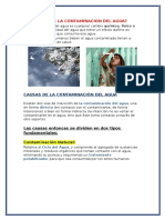 Contaminación Del Agua y Sus Consecuencias