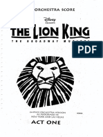 Lion King - 24 Piece Full Score