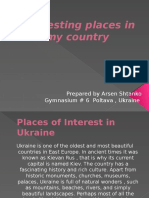 Interesting places in my country