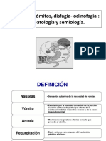 Náuseas Vómitos Disfagia - Clase3