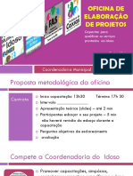 Idoso-Oficina Projetos Coordenadoria