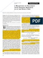 Artigo de Rhea, Criação Do Effect Size