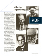 Top 20 Psychologists