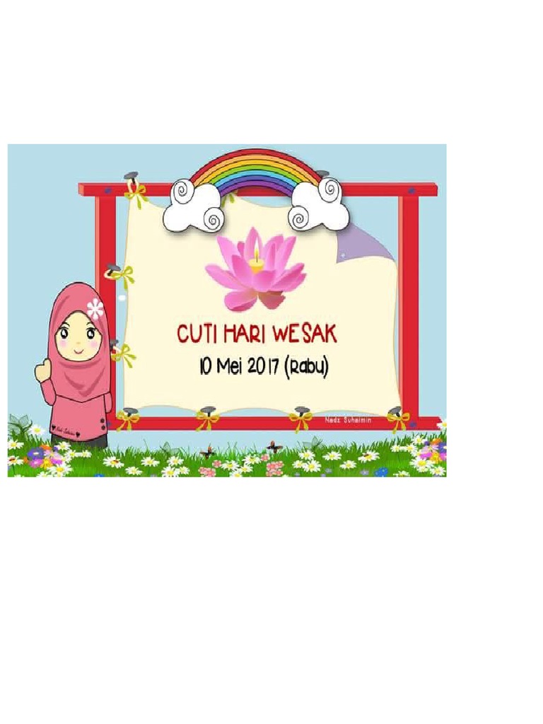 Cuti Hari Wesak  PDF