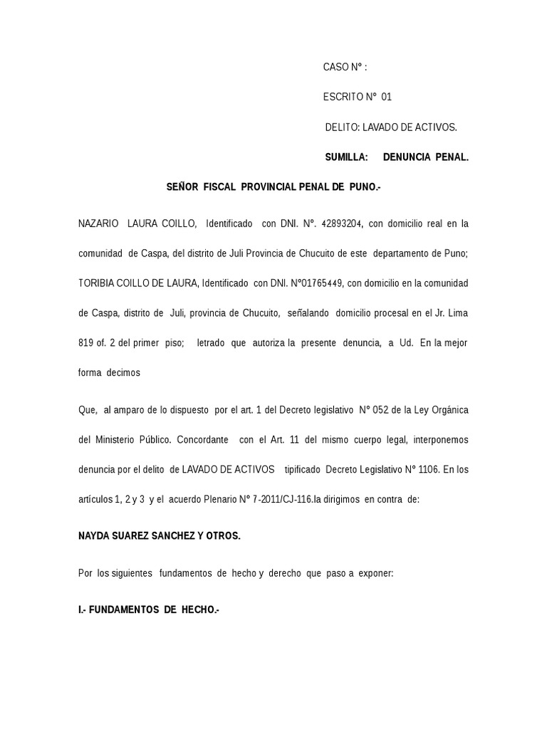 denuncia-lavado-de-activos-pdf-lavado-de-dinero-gobierno