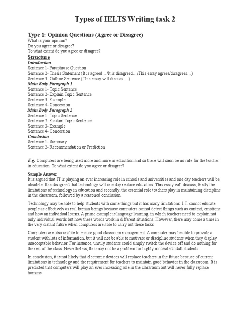 5 types of ielts essay picture