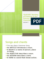 TSLB3083 Teaching of Grammar in The Primary ESL L3