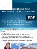 Afiatin IPDI LampungKondisi Emergensi Dalam Hemodialisis Serta Tatalaksananya