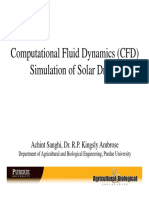 Computational Fluid Dynamics Simulation of Solar Dryers A Sanghi