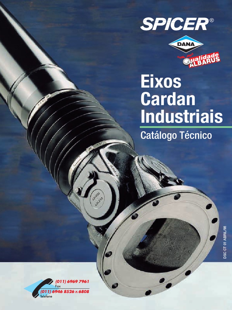 Cardans Industriais | PDF | Máquinas | Engenharia Mecânica