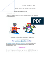 Funciones Ejecutivas en Niños