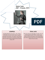 Marie Curie (Polonia, 1867 - Francia, 1937) : Final Days Sinopsis