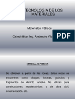 Cuarta Clase 1 - Materiales Petreos. Pptx