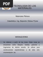 Cuarta Clase 1 - Materiales Petreos. Pptx