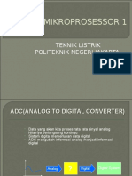 Sistem Mikroprosessor 1: Teknik Listrik Politeknik Negeri Jakarta