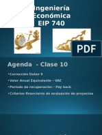 Clase 9 - VAE y Pay Back