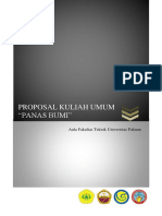 Proposal Kegiatan Kuliah Umum Panasbumi