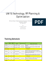 UMTS Technology, Planning - Optimization - Training Material