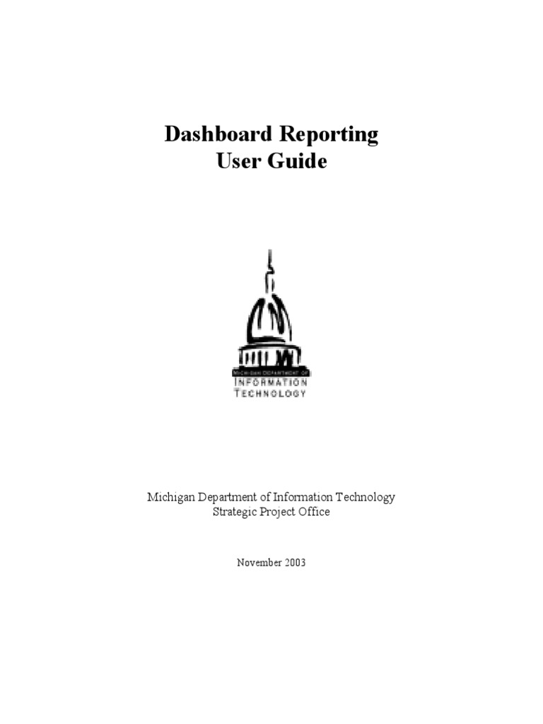 Dashboard Reporting User Guide for IT Projects | PDF | Project ...
