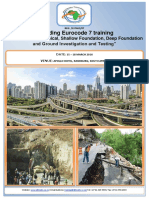 Eurocodes 7 Geotechnical Design Course Outline 2016 Sihle PDF