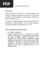 Capital Allowances