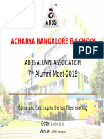 Acharya Bangalore b School Alumni