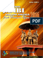 Jambi Dalam Angka - 2016