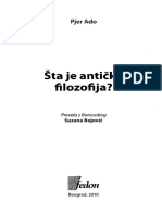 Pjer Ado Šta Je Antička Filozofija PDF