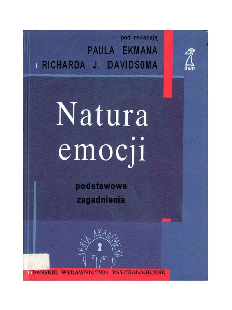 Ekman P, Davidson R. J - Natura Emocji - Podstawowe Zagadnienia PDF | PDF