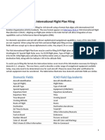 Icao Flight Plan Filing