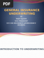 General Insurance Uw