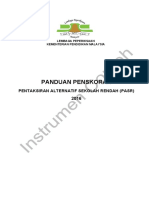Panduan Penskoran Pasr PDF