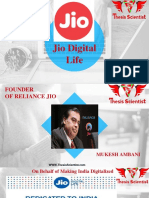 Reliance Jio and ThesisScientist.com