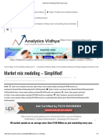 Market Mix Modeling _ SAS Programming