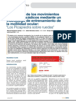 Evaluación de Los Movimientos Oculares Sacádicos Mediante Un Videojuego de Entrenamiento de La Motilidad Ocular.