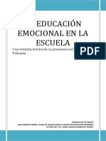 La Educacion Emocional en La Escuela Una Revision Teorica de Su Presencia en La Educacion Primaria