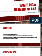 Sampling & Measurement in OHS