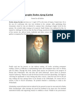 Biography Raden Ajeng Kartini: Aribah Nurul Huda 8G