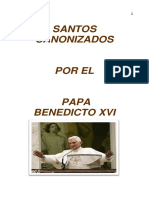 Santos Canonizado Por Benedicto Xvipdf