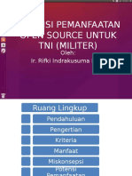 FUI Potensi Pemanfaatan Open Source Untuk TNI