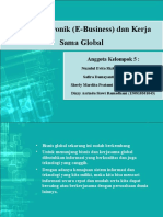 Bisnis Elektronik (E-Business) Dan Kerja Sama Global