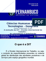 A Evolução Da DIT - Divisão Internacional Do Trabalho - Do Colonialismo À Globalização